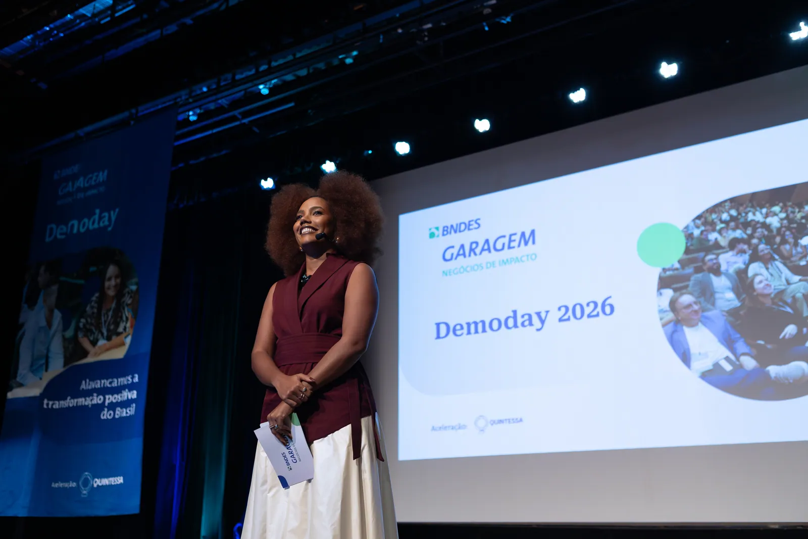 DemoDay 2026 do BNDES Garagem: cobertura de foto e vídeo no Rio